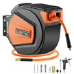 VEVOR Retractable Air Hose Reel 3/8 IN x 65 FT Hybrid Enclosed Air Hose 300 PSI