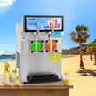 VEVOR Commercial Slushy Machine, 8L / 2.1 Gal Double Bowl Margarita Machine, 1155W Stainless Steel Margarita Smoothie Frozen Drink Maker, Slushie Machine for Party Cafes Restaurants Bars Home