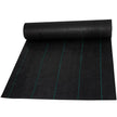 VEVOR Weed Barrier Landscape Fabric, 5 x 250 ft, 5 Oz Premium Woven Ground Cover Heavy Duty PP Material & Easy Setup, Single-Layer for Outdoor Garden, Lawn, Driveway, Black