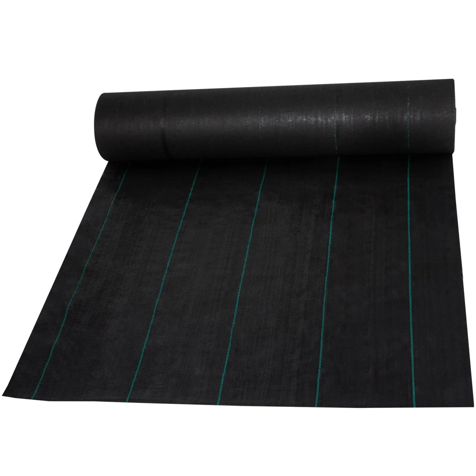 VEVOR Weed Barrier Landscape Fabric, 5 x 250 ft, 5 Oz Premium Woven Ground Cover Heavy Duty PP Material & Easy Setup, Single-Layer for Outdoor Garden, Lawn, Driveway, Black