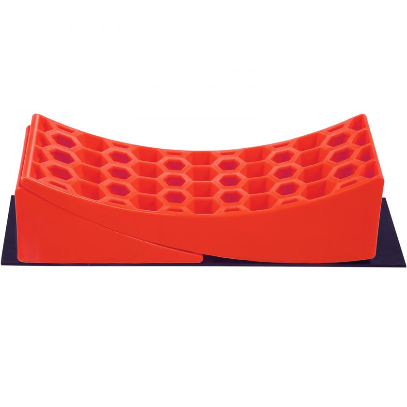 VEVOR Camper Leveler, 14 Pack, HDPE RV Leveling Blocks, Includes Two Curved Levelers, Four Chocks, Four Pads, Two Anti-Slip Mats, One Step & Carry Bag, Heavy Duty Leveler for Camper Up to 35,000 Lbs