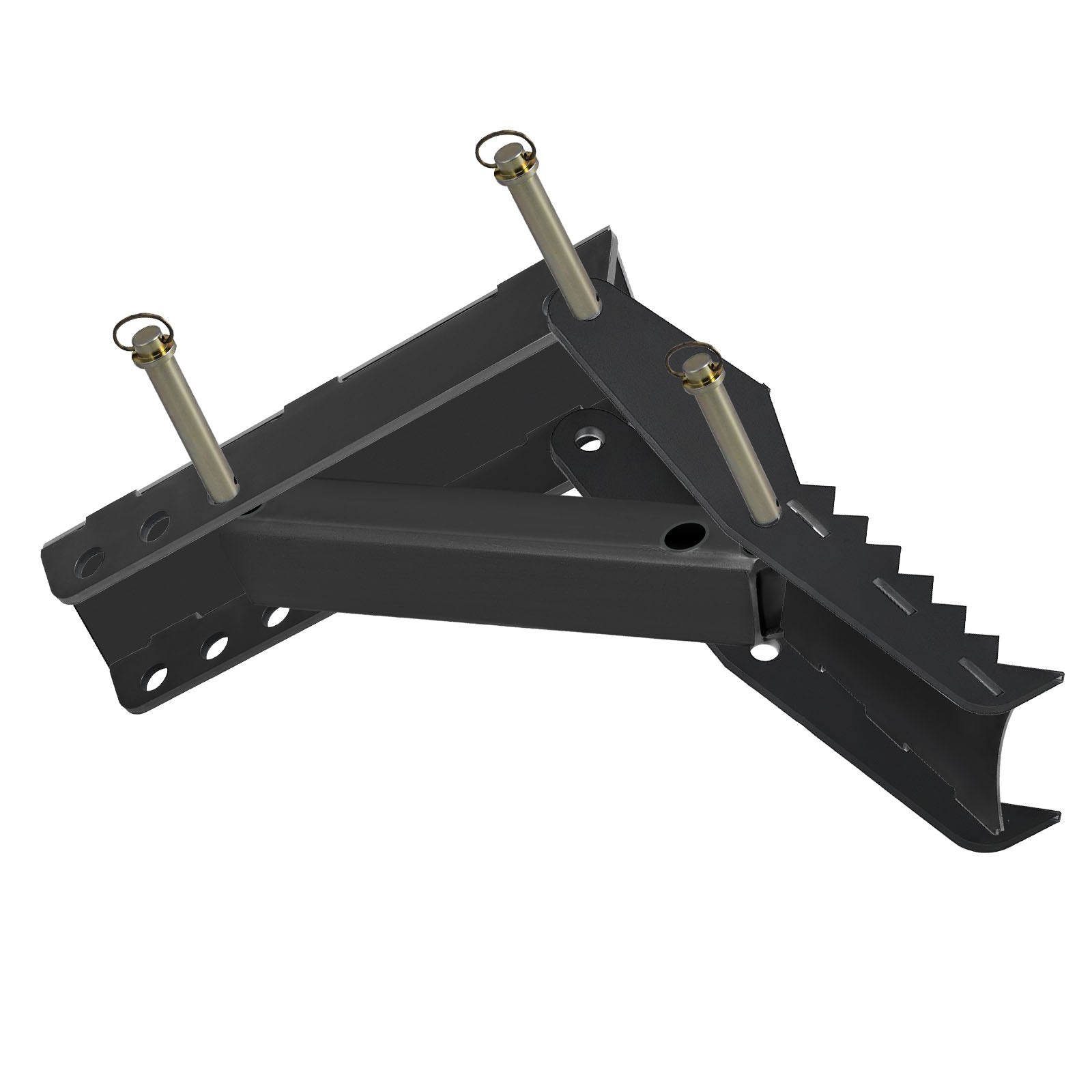 VEVOR Backhoe Excavator Thumb DIY Backhoe 24 inch Backhoe Excavator Thumb Attachments Weld 1/2 Inch Teeth Thick Steel Plate Assembly CNC Plasma Cut Bolt-On Design