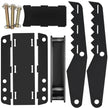 VEVOR Backhoe Excavator Thumb DIY Backhoe 24 inch Backhoe Excavator Thumb Attachments Weld 1/2 Inch Teeth Thick Steel Plate Assembly CNC Plasma Cut Bolt-On Design