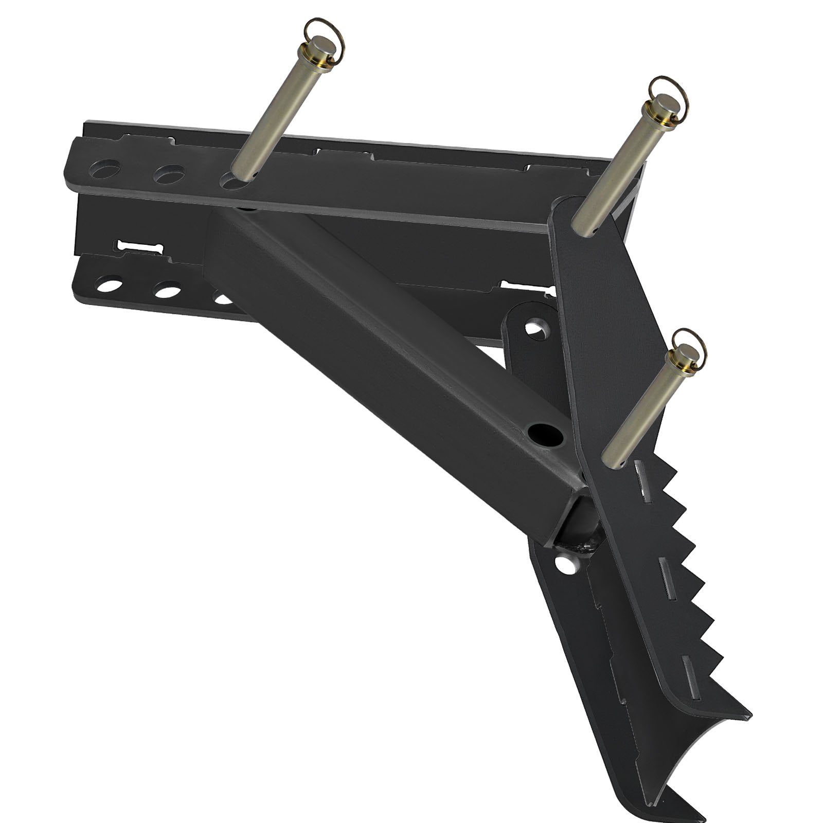 VEVOR Backhoe Excavator Thumb DIY Backhoe 24 inch Backhoe Excavator Thumb Attachments Weld 1/2 Inch Teeth Thick Steel Plate Assembly CNC Plasma Cut Bolt-On Design