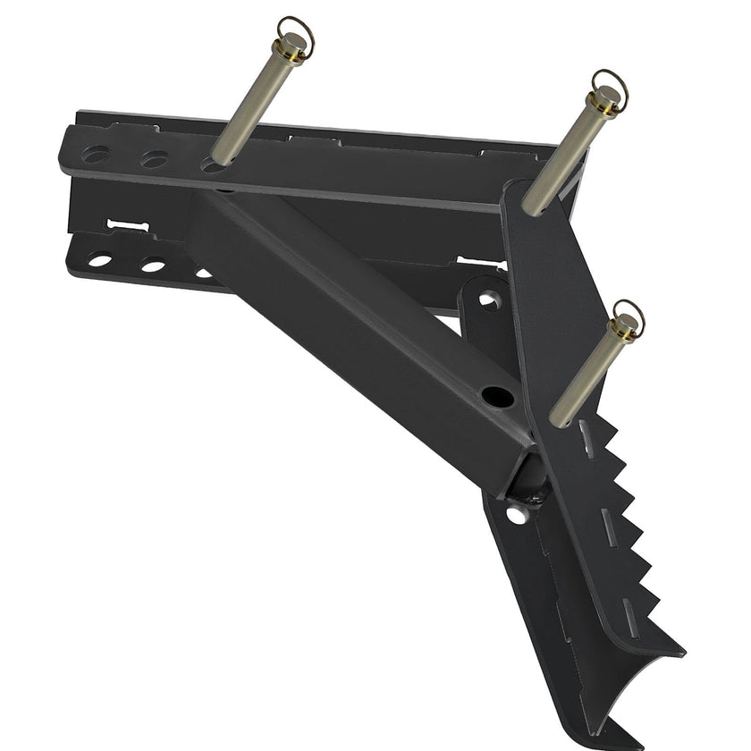 VEVOR Backhoe Excavator Thumb DIY Backhoe 24 inch Backhoe Excavator Thumb Attachments Weld 1/2 Inch Teeth Thick Steel Plate Assembly CNC Plasma Cut Bolt-On Design
