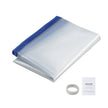 VEVOR Dust Barrier, 7.5 x 4 ft Dust Barrier Door Kit, with Magnetic Self-Closing Zipper, PE Construction Door Cover for Dust Containment, Reusable Dust Protection Wall for Living Room Bathroom Remodel