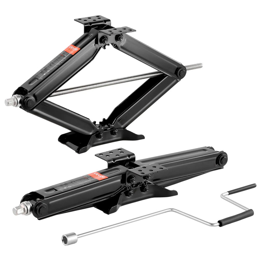 VEVOR RV Scissor Jacks 5000lbs 23.4in RV Stabilizer Leveling Scissor Jacks 2 Set