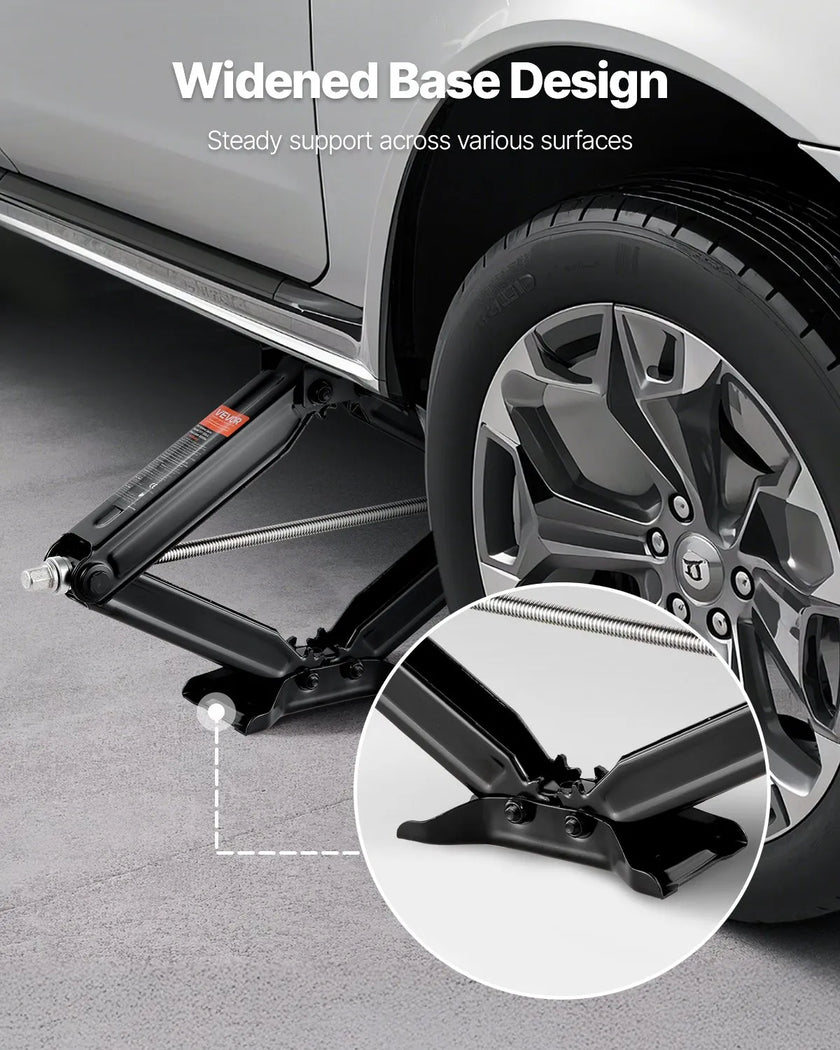 VEVOR RV Scissor Jacks 6500lbs 23.4in RV Stabilizer Leveling Scissor Jacks 2 Set