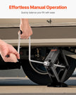 VEVOR RV Scissor Jacks 6500lbs 23.4in RV Stabilizer Leveling Scissor Jacks 2 Set