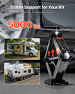 VEVOR RV Scissor Jacks 5000lbs 23.4in RV Stabilizer Leveling Scissor Jacks 4 Set
