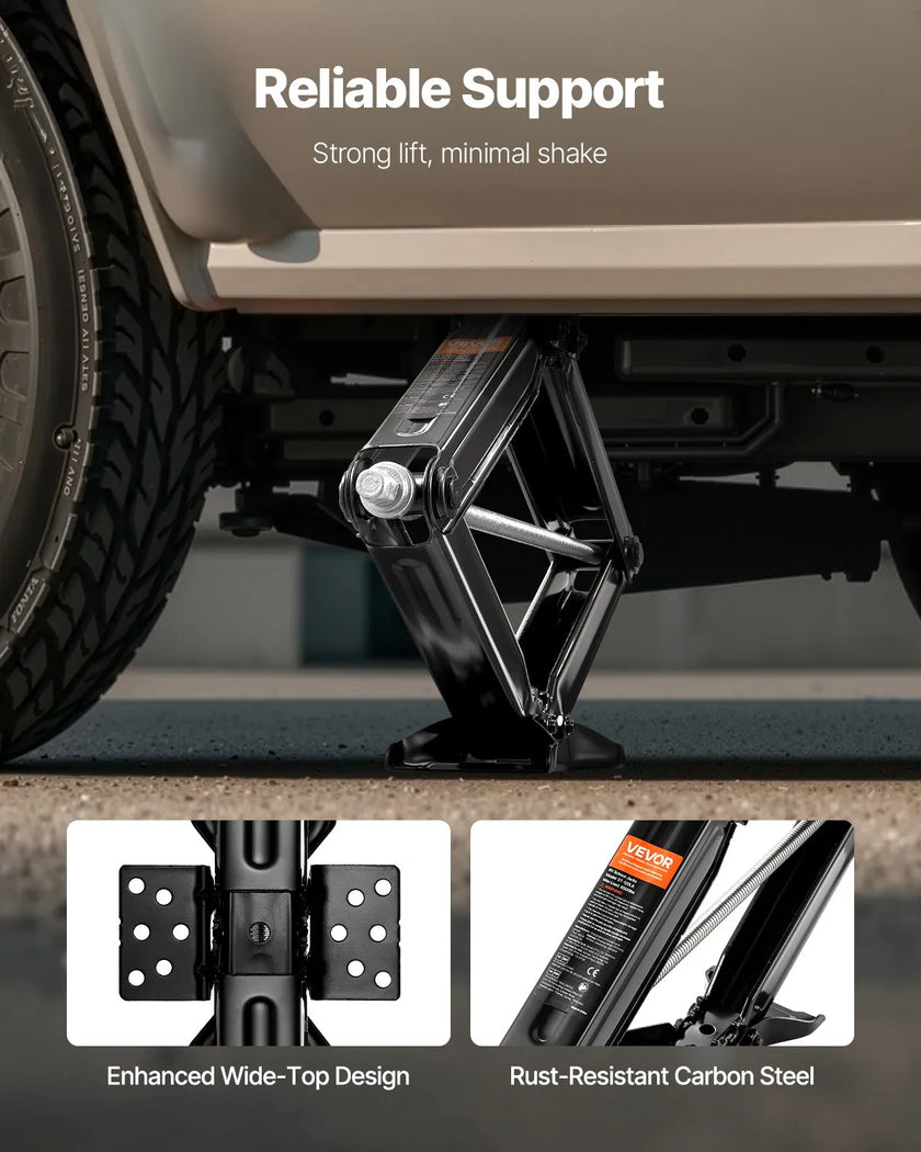 VEVOR RV Scissor Jacks 5000lbs 23.4in RV Stabilizer Leveling Scissor Jacks 4 Set