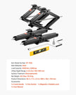 VEVOR RV Scissor Jacks 5000lbs 23.4in RV Stabilizer Leveling Scissor Jacks 4 Set