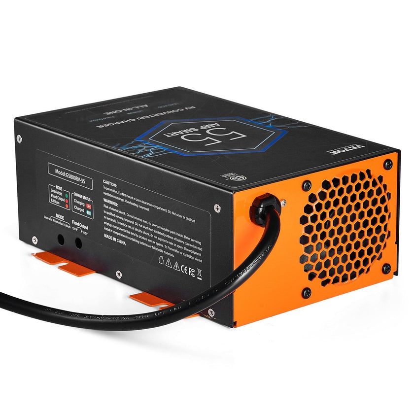 VEVOR RV Converter 55 Amp 110V AC to 12V DC RV Power Converter Battery Charger