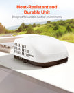 RV Air Conditioner 13500 BTU Non-Ducted Rooftop RV AC 65 dB Quiet for Replacing