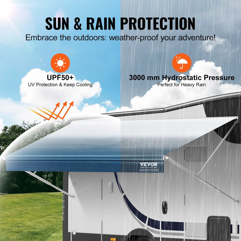 VEVOR RV Awning Fabric Replacement, 14'2