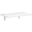 VEVOR Wall Mounted Folding Table, Wall Mount Drop Leaf Tables, Wooden Floating Desk for Dining, Laundry Room, Office, 23.6