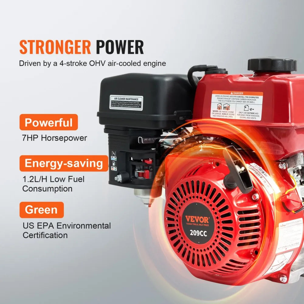 VEVOR Gasoline Engine Water Pump Gas Powered Water Transfer Pump 2