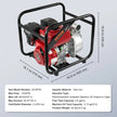 VEVOR Gasoline Engine Water Pump Gas Powered Water Transfer Pump 2