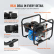 VEVOR Gasoline Engine Water Pump Gas Powered Transfer Pump 2 in 6.5HP 4-Stroke
