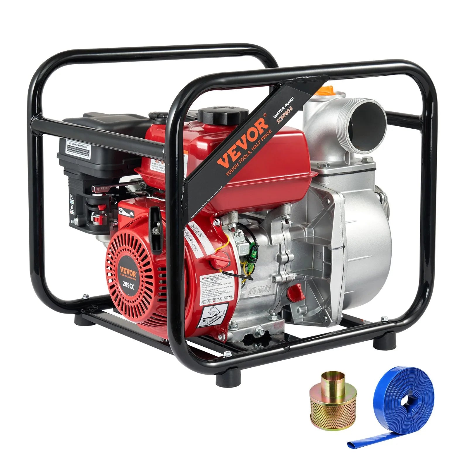 VEVOR Gasoline Engine Water Pump Gas Powered Water Transfer Pump 3
