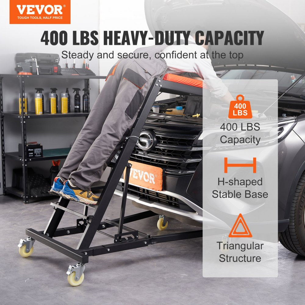 VEVOR Automotive Topside Creeper, with Adjustable Height 48