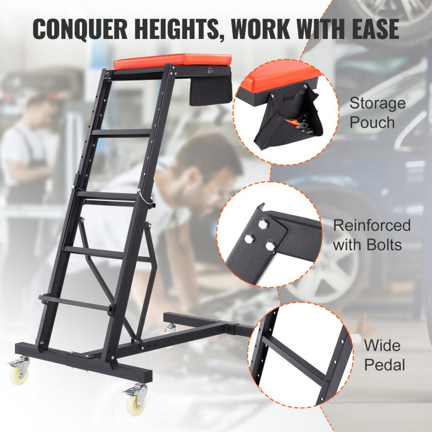 VEVOR Automotive Top Creeper, with Adjustable Height 49.6