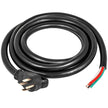 25' 50A RV Camp Power Cord Generator Cord 6/3 + 8/1 AWG NEMA 14-50P to Bare Wire