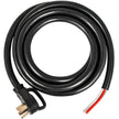 25' 50A RV Camp Power Cord Generator Cord 6/3 + 8/1 AWG NEMA 14-50P to Bare Wire