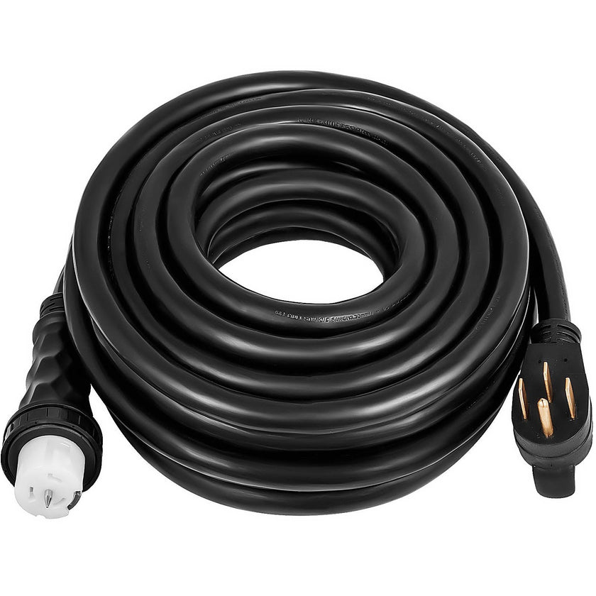 VEVOR 30FT Generator Power Cord 50A 125/250V 14-50P to CS6364 Locking Connector