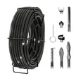 VEVOR Sectional Drain Cleaning Cable 100FTx5/8In & 7 Cutters for 0.8