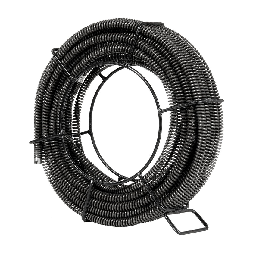VEVOR Drain Cleaning Cable 66 FT x 5/8 Inch, Professional Sectional Drain Cleaner Cable with 7 Cutters for 0.8