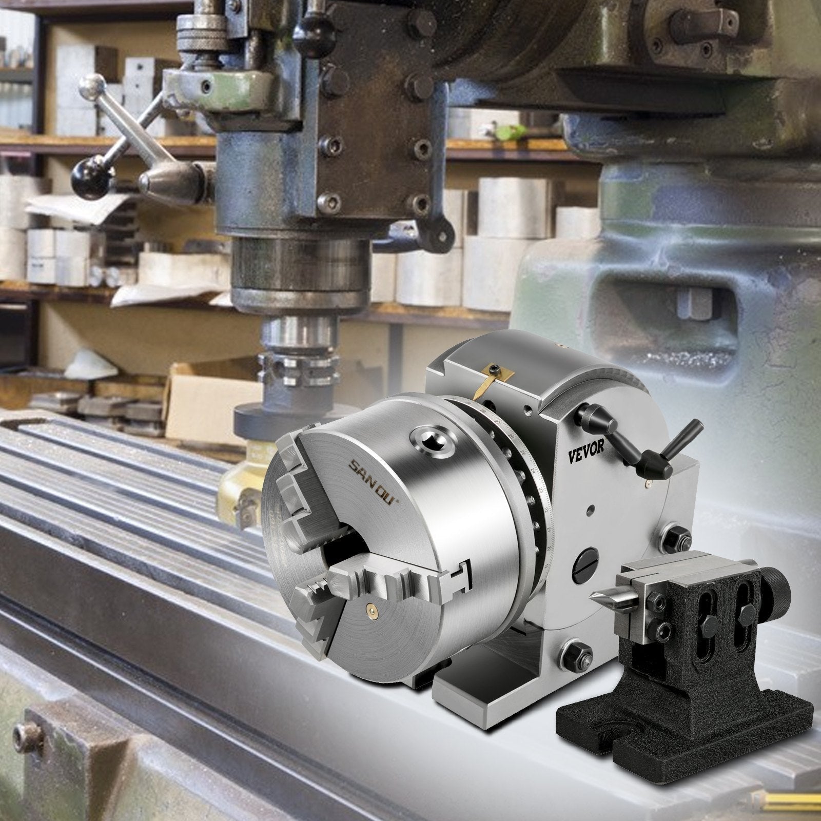 VEVOR Dividing Head BS-1 Dividing Head Set 6