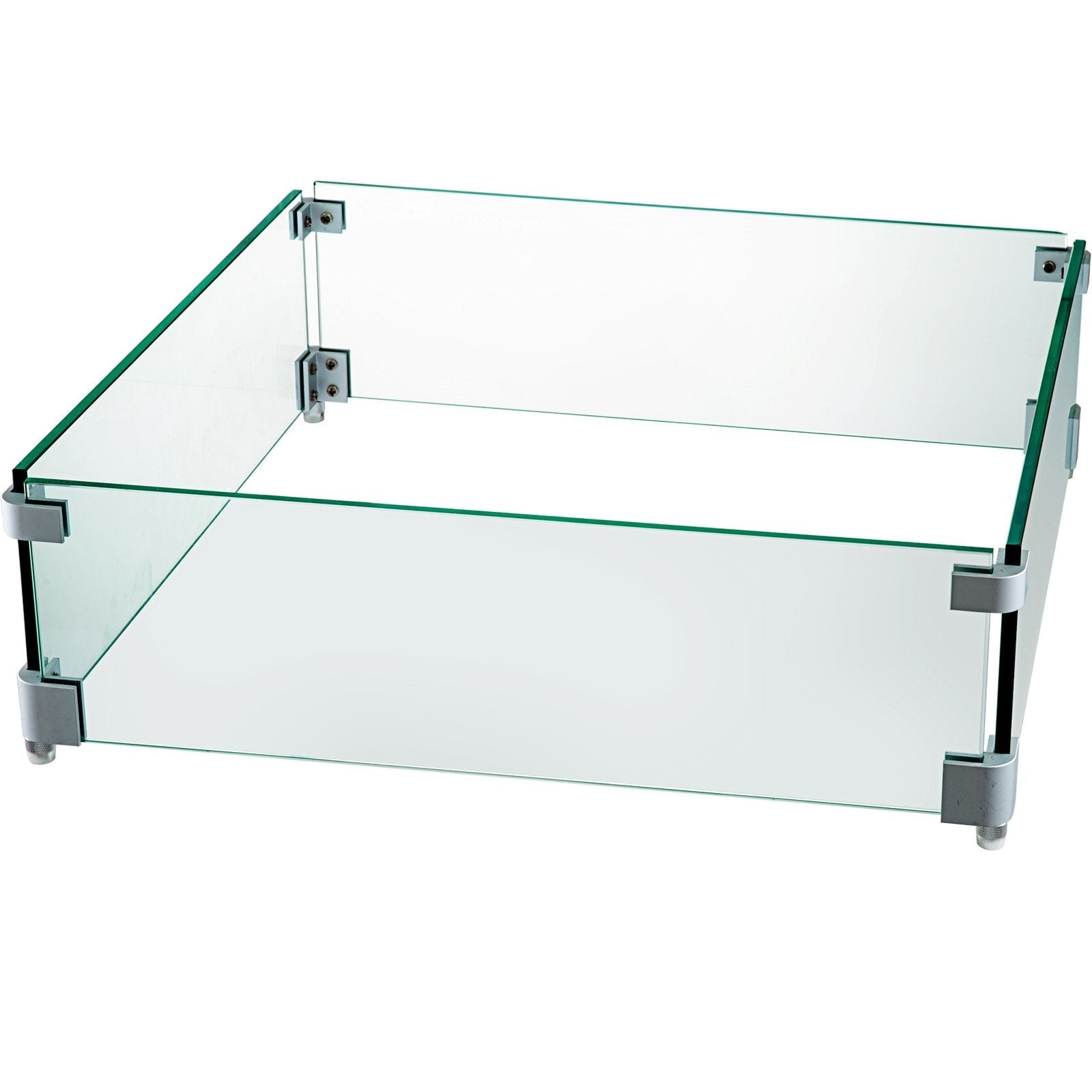 Fire Table Tempered Glass Wind Guard Fence 19