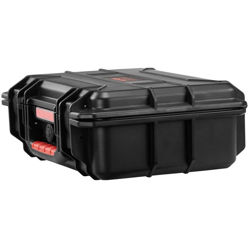 VEVOR 0.56 Cu.ft Weatherproof Hard Case with Handle Clips Padlock Holes PU Foam