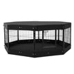 VEVOR Dog Playpen 8 Panels Foldable Metal Dog Exercise Pen with Cover Pad Bag