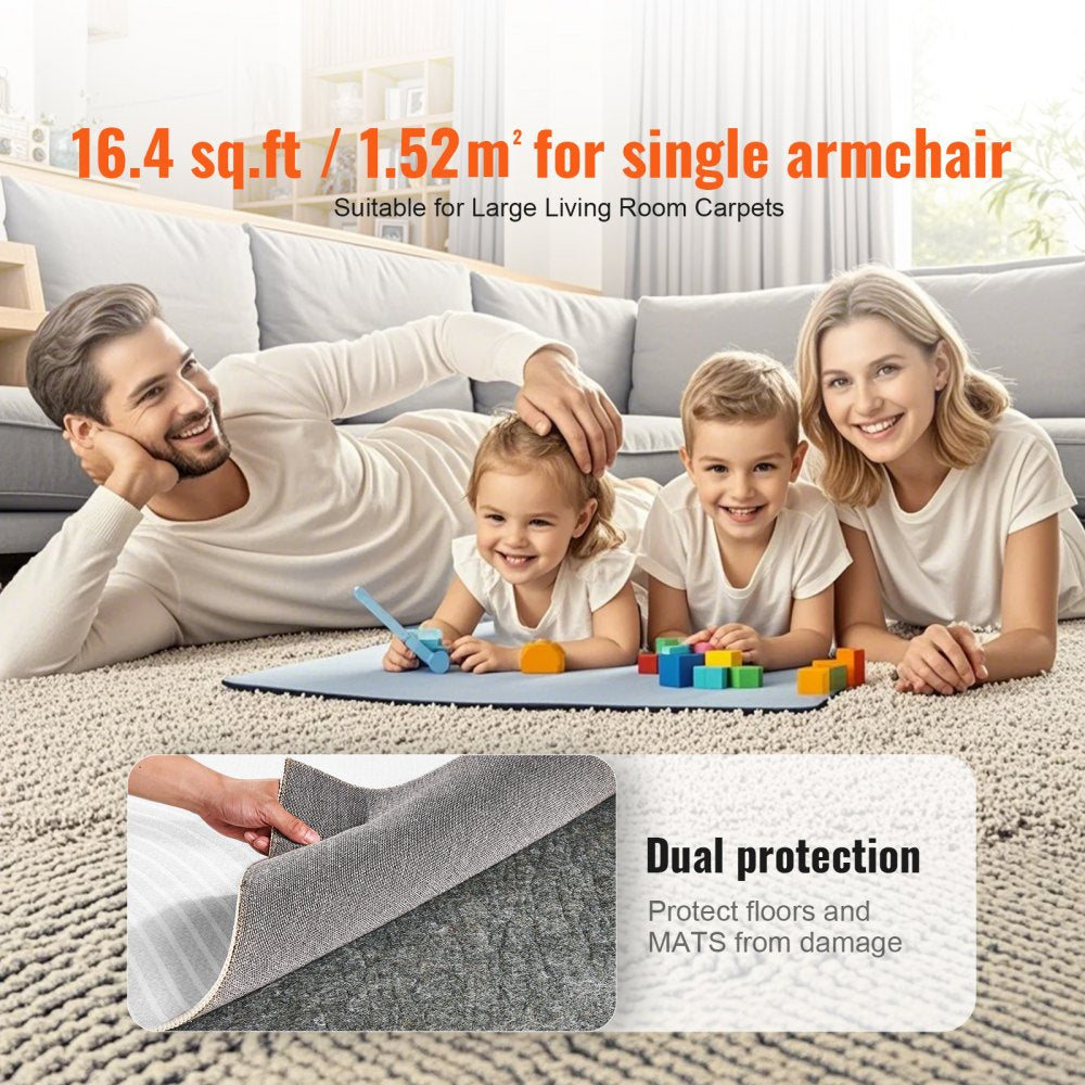 VEVOR Non Slip Rug Pad Gripper 25 x 94.5 in 0.24