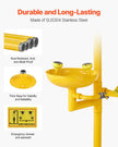 VEVOR Emergency Shower Eye Wash Station Combination OSHA-Approved Eyewash Unit
