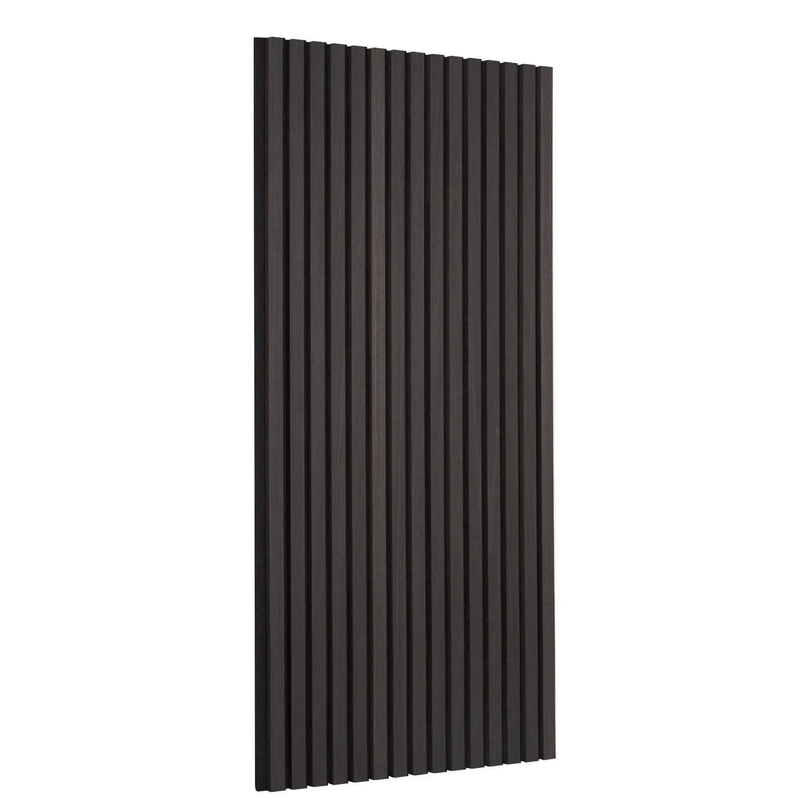 VEVOR Wood Slat Acoustic Panels 23.6 x 47.2 inch for Modern Wall Decor Black Oak
