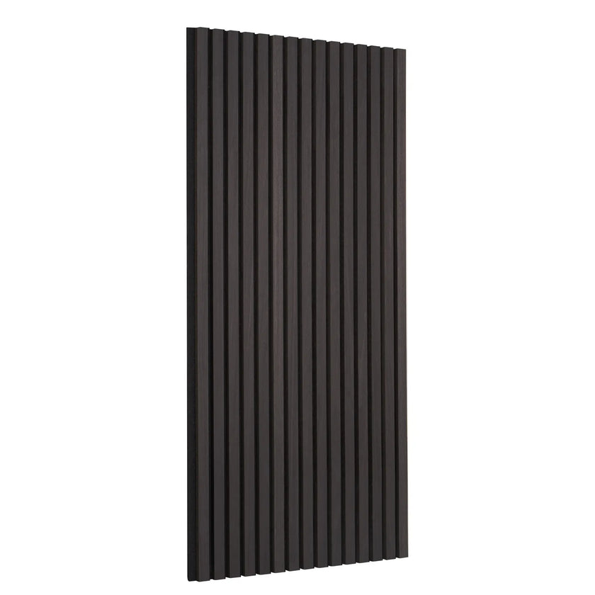 VEVOR Wood Slat Acoustic Panels 23.6 x 47.2 inch for Modern Wall Decor Black Oak