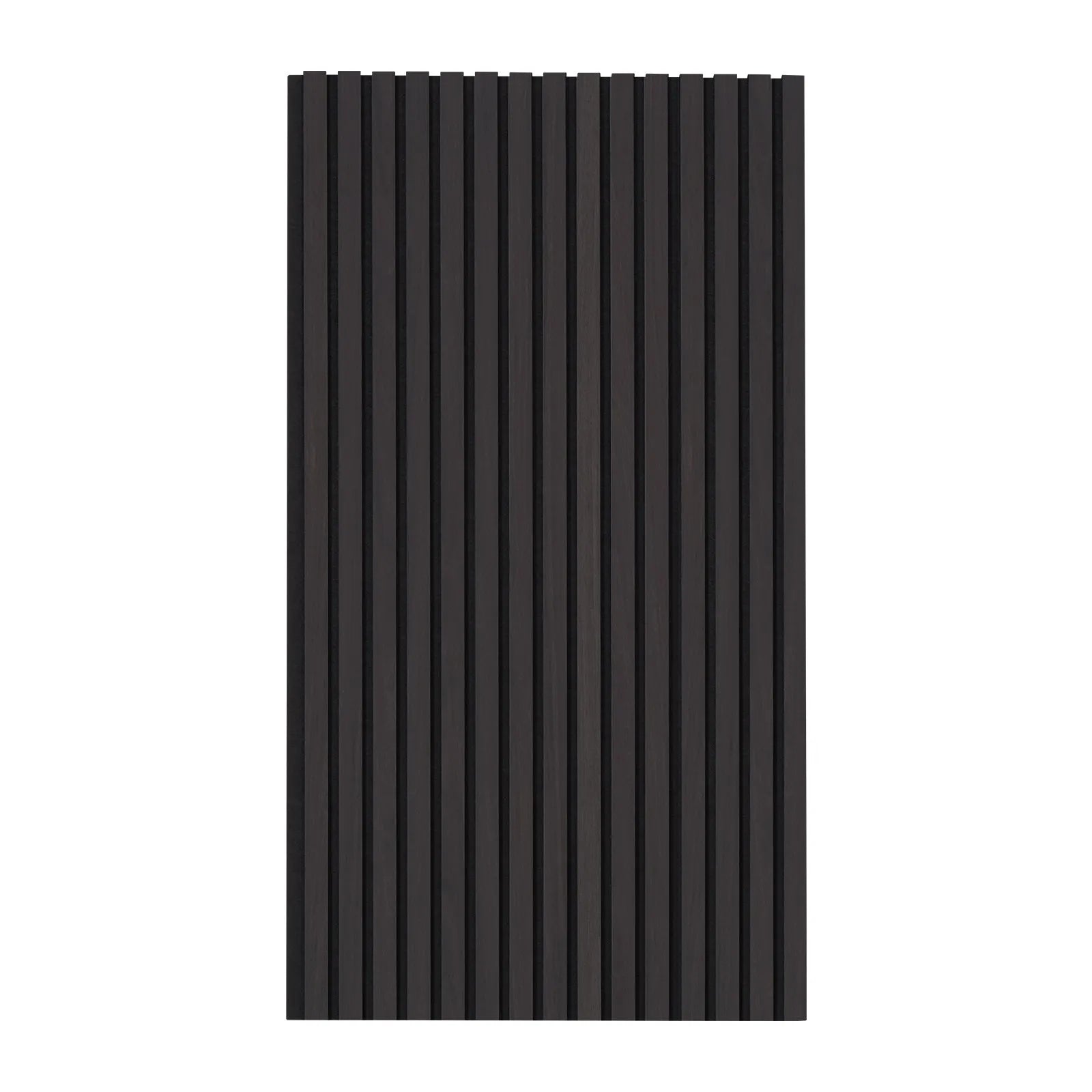 VEVOR Wood Slat Acoustic Panels 23.6 x 47.2 inch for Modern Wall Decor Black Oak