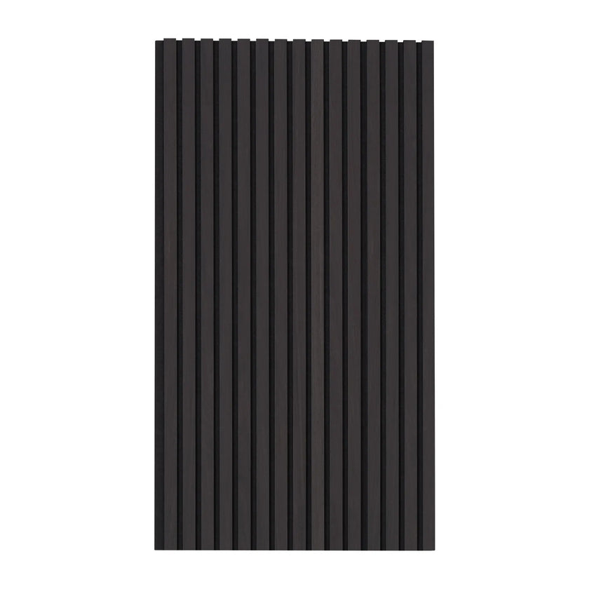 VEVOR Wood Slat Acoustic Panels 23.6 x 47.2 inch for Modern Wall Decor Black Oak