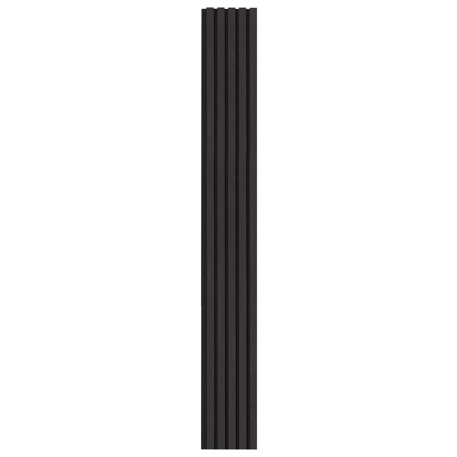 VEVOR Wood Slat Acoustic Panels 7.9 x 94.5 inch for Modern Wall Decor Black Oak
