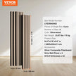 VEVOR Wood Slat Acoustic Panels 7.9 x 94.5 inch for Modern Wall Decor Silver Wood
