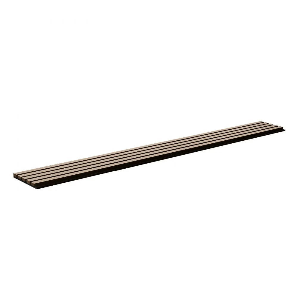VEVOR Wood Slat Acoustic Panels 7.9 x 94.5 inch for Modern Wall Decor Silver Wood
