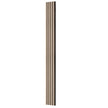 VEVOR Wood Slat Acoustic Panels 7.9 x 94.5 inch for Modern Wall Decor Silver Wood