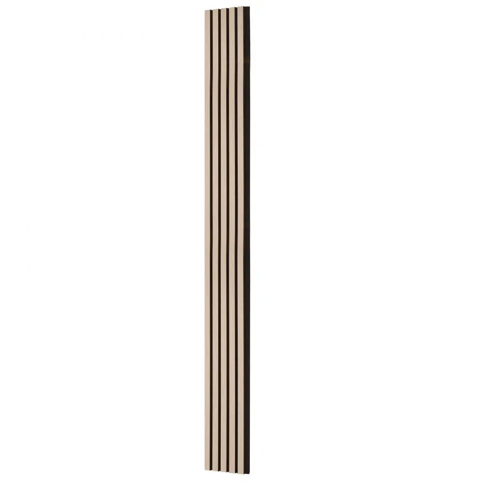 VEVOR Wood Slat Acoustic Panels 7.9 x 94.5 inch for Modern Wall Decor Silver Wood