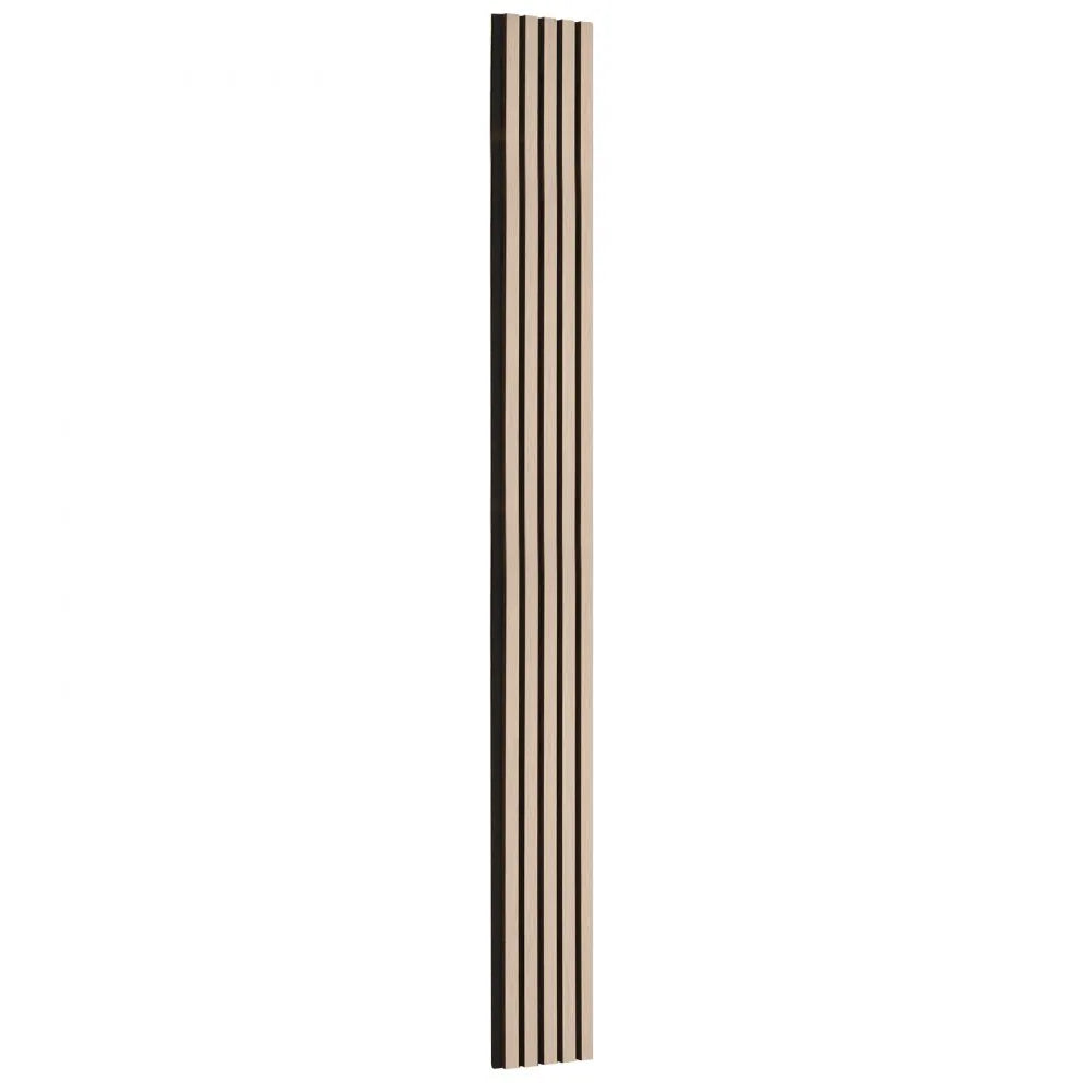VEVOR Wood Slat Acoustic Panels 7.9 x 94.5 inch for Modern Wall Decor Silver Wood