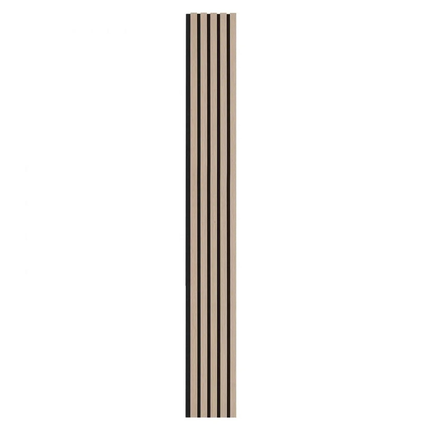 VEVOR Wood Slat Acoustic Panels 7.9 x 94.5 inch for Modern Wall Decor Silver Wood