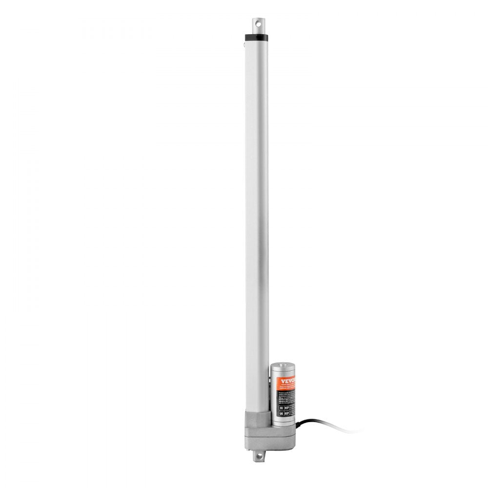 VEVOR Linear Actuator 12V, 20 Inch Waterproof IP65 Linear Actuator, 660lbs/3000N 0.19