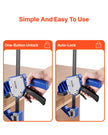 VEVOR Bar Clamps for Woodworking 2-Pack 24 inch One-Handed Clamp/Spreader 340lbs
